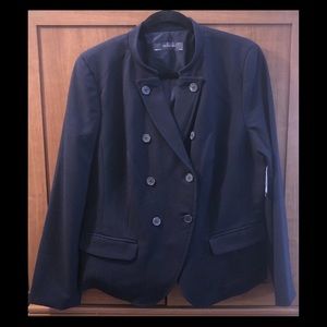The Limited Double Breasted Navy Blazer